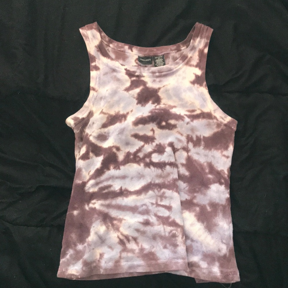 Purple & Blue splash tank top💙💜